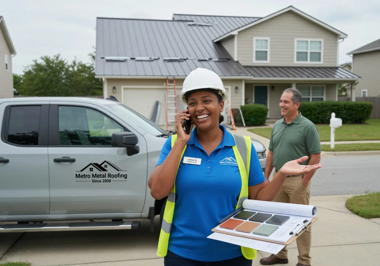 Metal Roof Inspection in Woodland, PA
