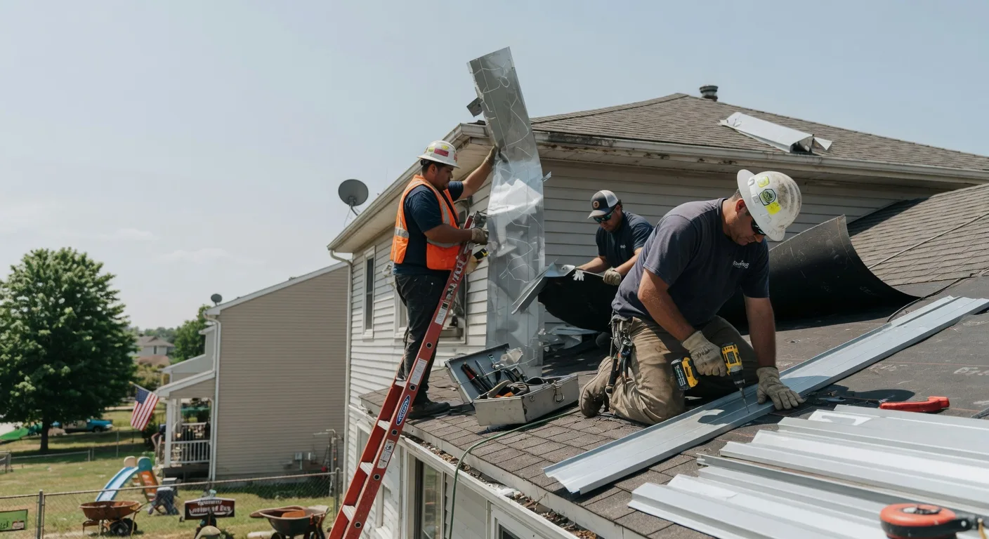 Metal Roof Inspection in Woodland, PA